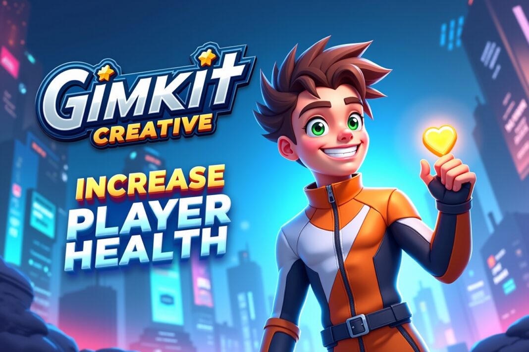 How to Increase Player Health in Gimkit Creative?